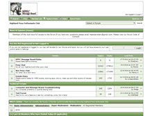 Tablet Screenshot of forum.highlandponyenthusiasts.co.uk